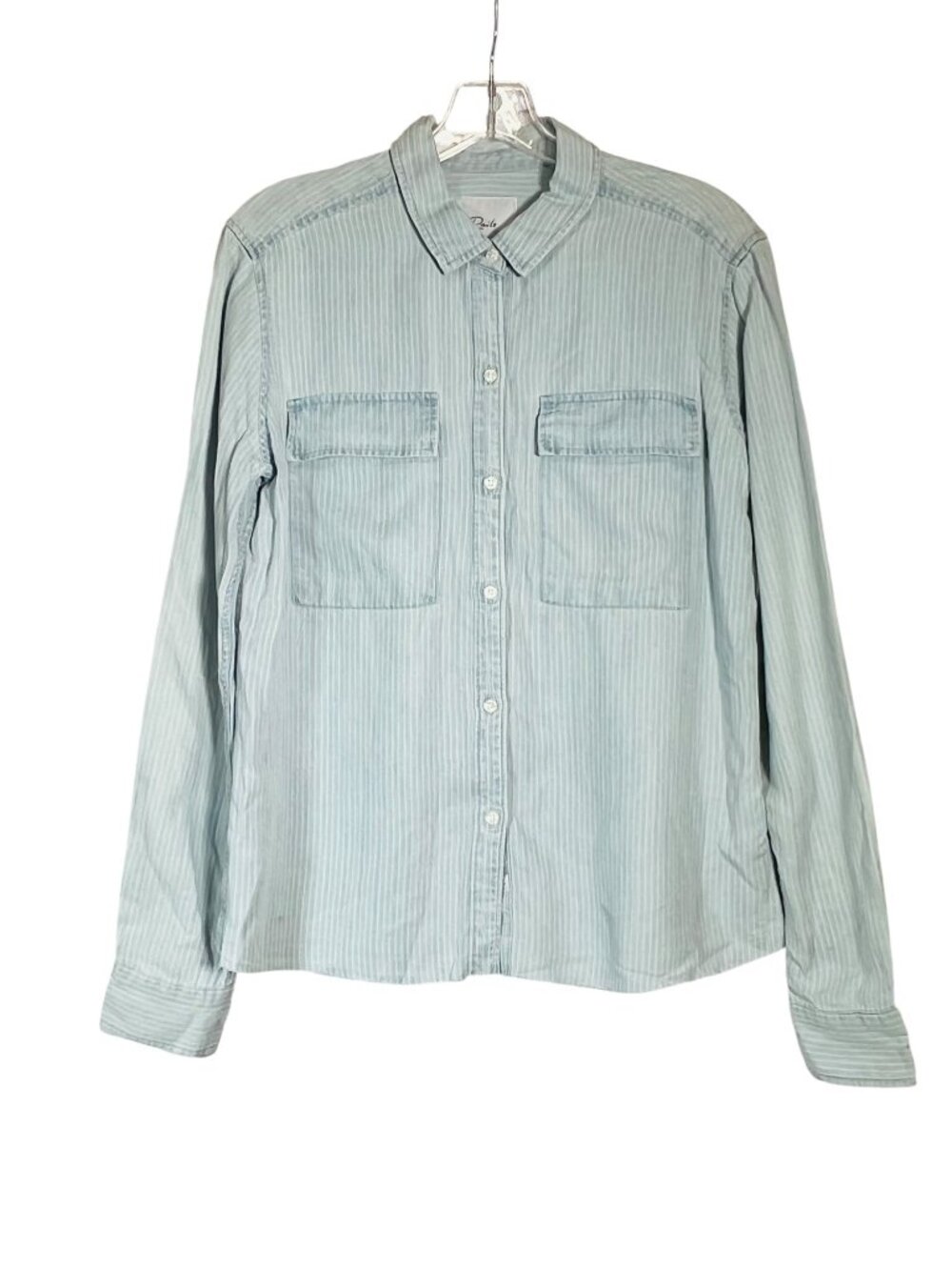 Rails Daffine Railroad Stripe Lyocell Button Shirt Small Studio Rental